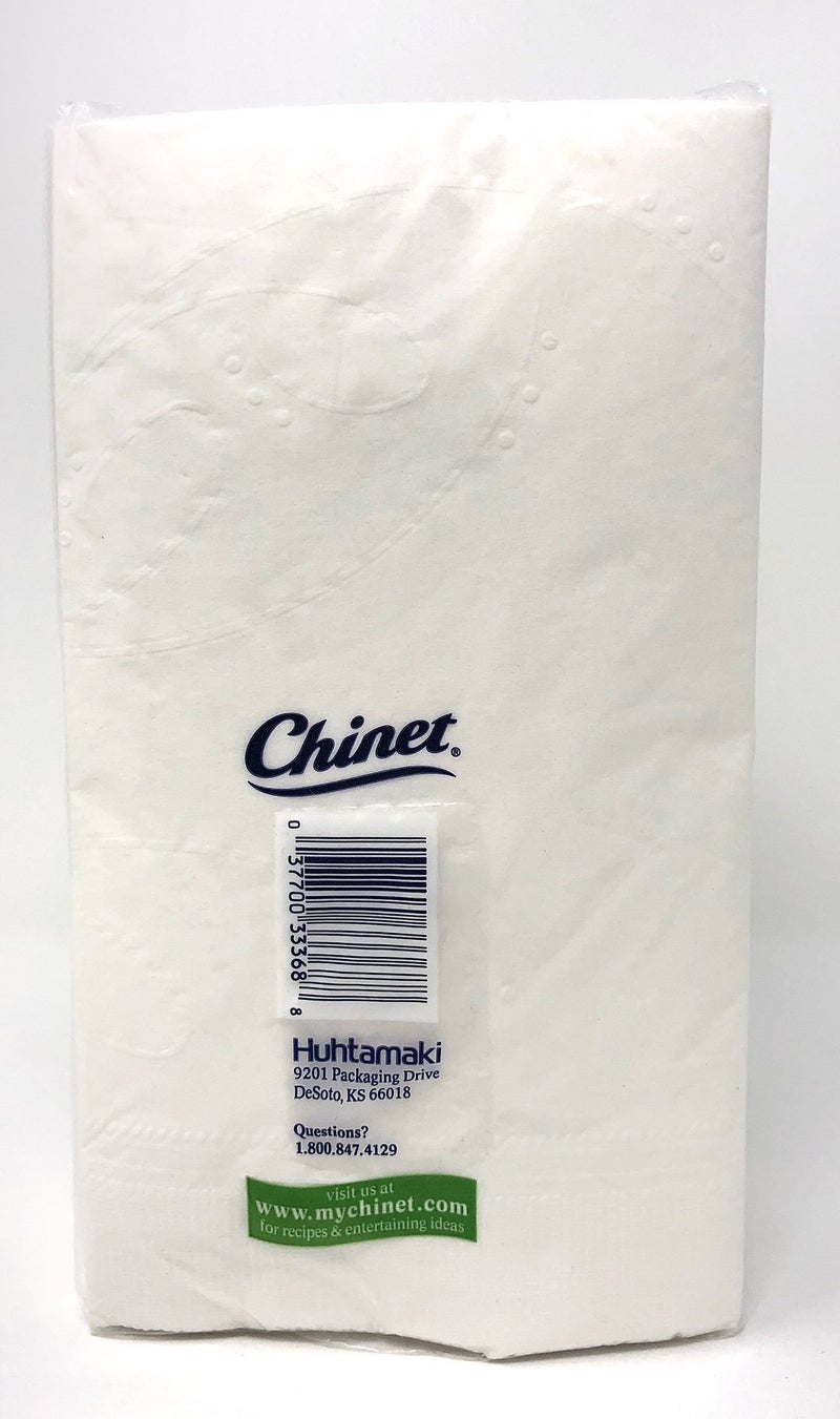Chinet Classic White Premium Dinner Napkins, 2 Ply, 40 Count (Pack of 3) - Image 3